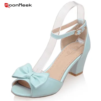 MoonMeek 2020 summer hot new fashion sweet women square high heel shoes with butterfly kont solid simple female sandals
MoonMeek 2020 summer hot new fashion sweet women square high heel shoes with butterfly kont solid simple female sandals