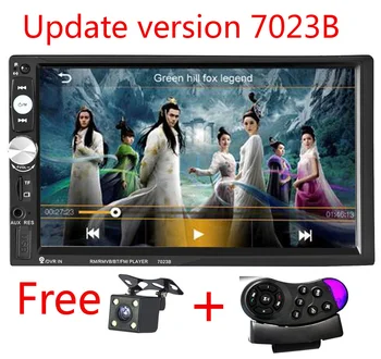 7 inch 2 Din Car Audio Stereo MP5 Player with Camera Support Bluetooth Handsfree Steering Wheel Remote Control USB TF AUX
7 inch 2 Din Car Audio Stereo MP5 Player with Camera Support Bluetooth Handsfree Steering Wheel Remote Control USB TF AUX