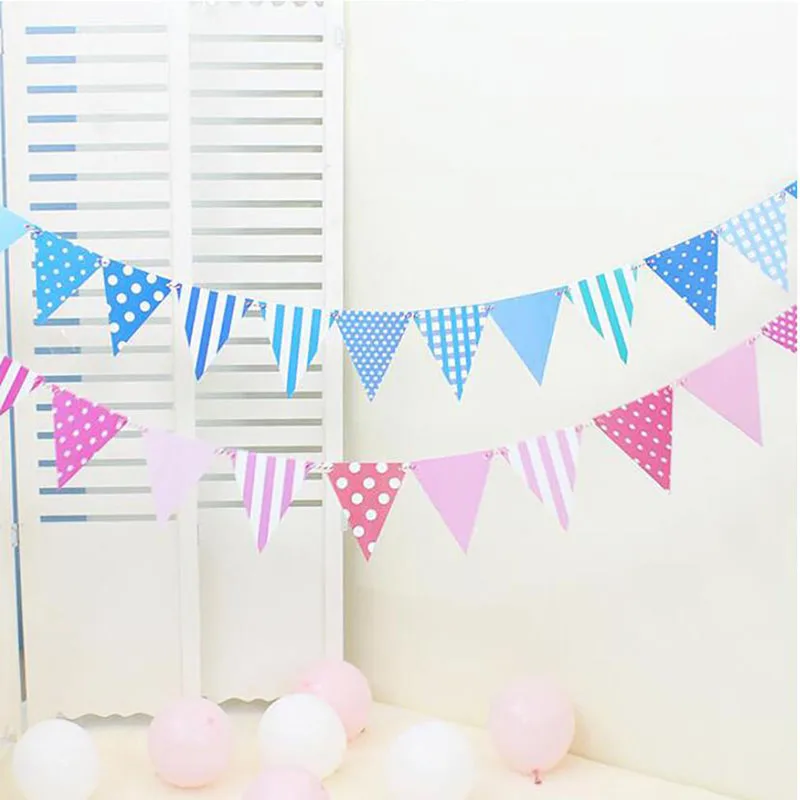 Kids Room Decoration Garland Bunting Paper Board Banner For Baby Shower Birthday Party Comunion Decoracion Accessories | Дом и сад