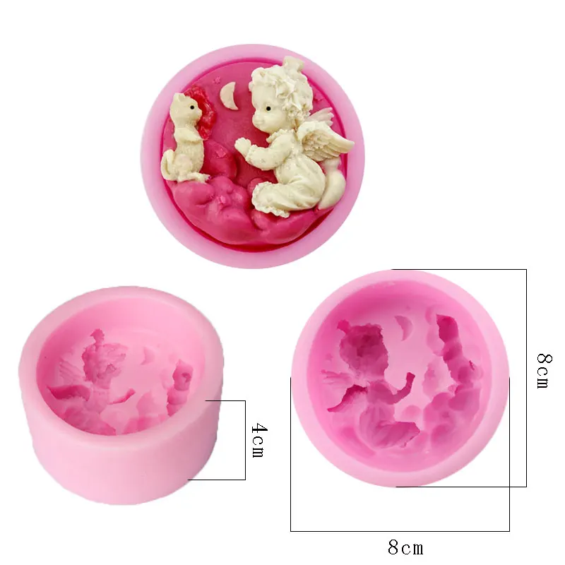 3D-Silicone-Baby-Angel-Moon-Stars-Turn-Sugar-Chocolate-soap-Gift-Baking-Cake-Pastry-Pudding-Dough