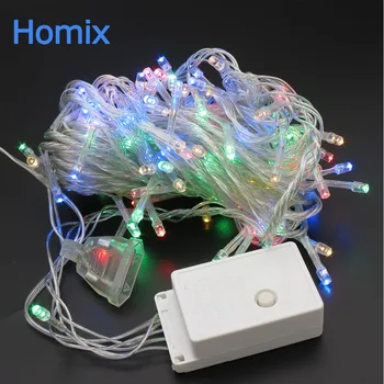 Homixs 10M 100Leds connectable outdoor Led string lights fairy christmas light for Christmas Tree wedding party with tail plug
Homixs 10M 100Leds connectable outdoor Led string lights fairy christmas light for Christmas Tree wedding party with tail plug