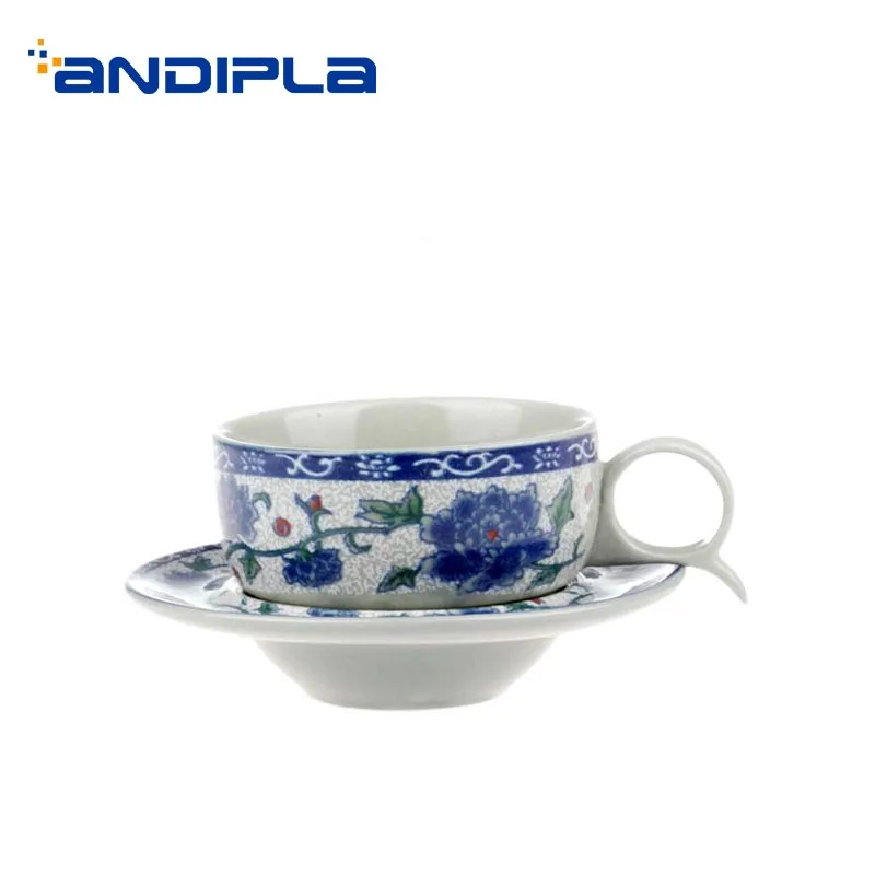 80ml Teacup with Saucer Kit Jingdezhen Blue and White Porcelain Teaware Drinkware / Espresso Coffee Cup Juice Milk Handle Cups
80ml Teacup with Saucer Kit Jingdezhen Blue and White Porcelain Teaware Drinkware / Espresso Coffee Cup Juice Milk Handle Cups