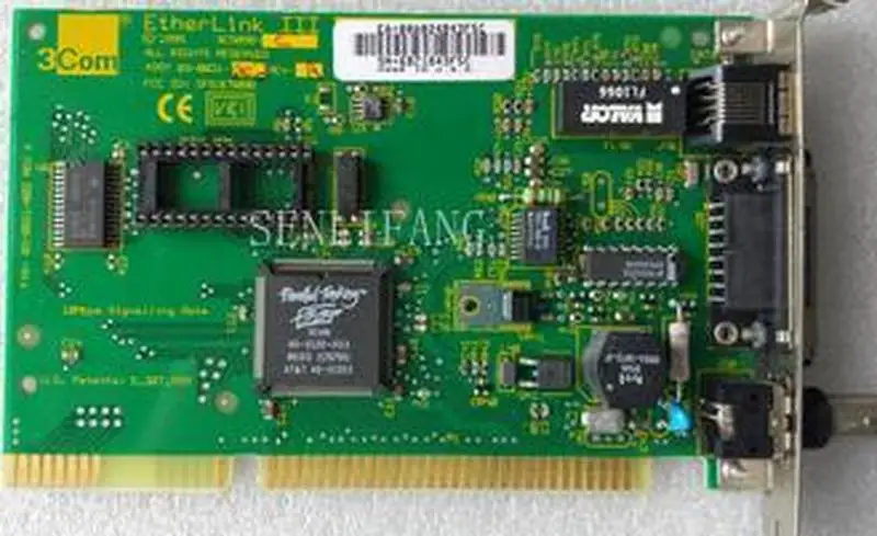 3C509B-C with BNC AUI RJ45 Port LAN ISA Ethernet for 3COM network card One year warranty
3C509B-C with BNC AUI RJ45 Port LAN ISA Ethernet for 3COM network card One year warranty