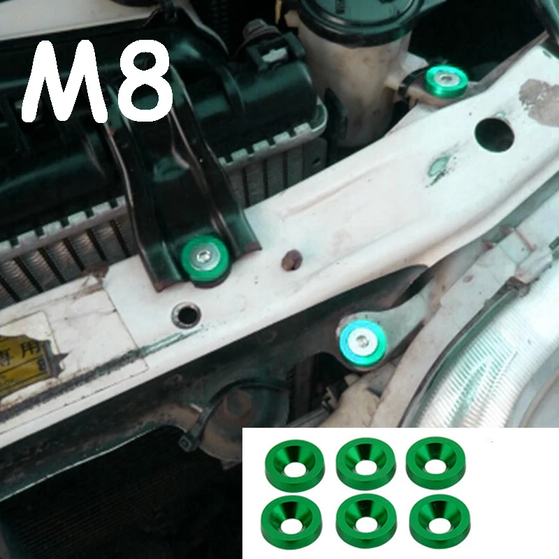 12pcs/set Decorative Motorbike Universal Headlights Bumper Washer Screw Set DIY Car Modification License Plate Gaskets Mini M8
12pcs/set Decorative Motorbike Universal Headlights Bumper Washer Screw Set DIY Car Modification License Plate Gaskets Mini M8