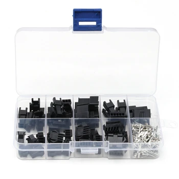 200Pcs 2/3/4/5 Black Bare Wire Connector Terminals JST-2.54mm Housing Male Female Terminal Connectors With Wings/Hooks Kit
200Pcs 2/3/4/5 Black Bare Wire Connector Terminals JST-2.54mm Housing Male Female Terminal Connectors With Wings/Hooks Kit