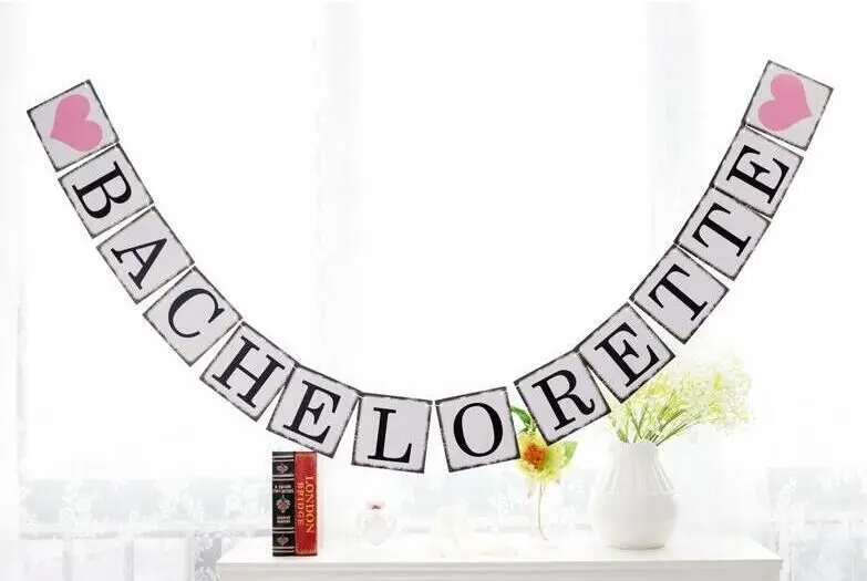 Free Shipping 1 X BACHELORETTE Banner Wedding Garland Sign Photo Props bachelorette Party Decoration
Free Shipping 1 X BACHELORETTE Banner Wedding Garland Sign Photo Props bachelorette Party Decoration