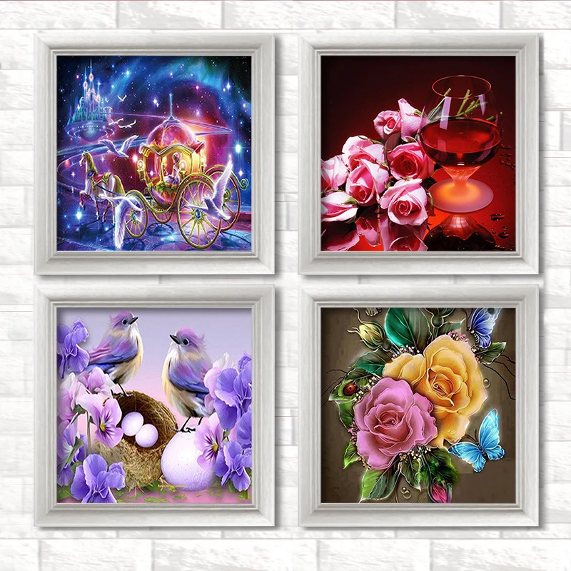 5D DIY Diamond Embroidery Painting Circular Drill CrossStitch Rose Flower Bird Carriage Wine Pattern Drawing Toy Home Wall Decor
5D DIY Diamond Embroidery Painting Circular Drill CrossStitch Rose Flower Bird Carriage Wine Pattern Drawing Toy Home Wall Decor