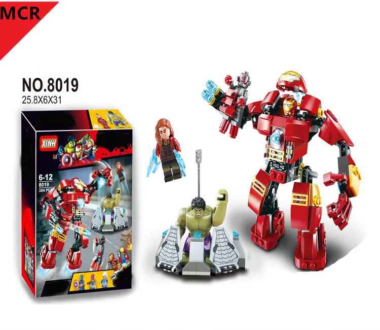 NEW Marvel Hulkbuster Machine armor Super Hero Building blocks Mini legoing Model birthday gift Toys for children NO BOX
NEW Marvel Hulkbuster Machine armor Super Hero Building blocks Mini legoing Model birthday gift Toys for children NO BOX