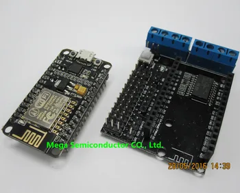 NodeMCU Development Kit NodeMCU + Motor Shield esp wifi esp8266 esp-12e esp 12e kit diy rc toy remote control Lua IoT smart car
NodeMCU Development Kit NodeMCU + Motor Shield esp wifi esp8266 esp-12e esp 12e kit diy rc toy remote control Lua IoT smart car