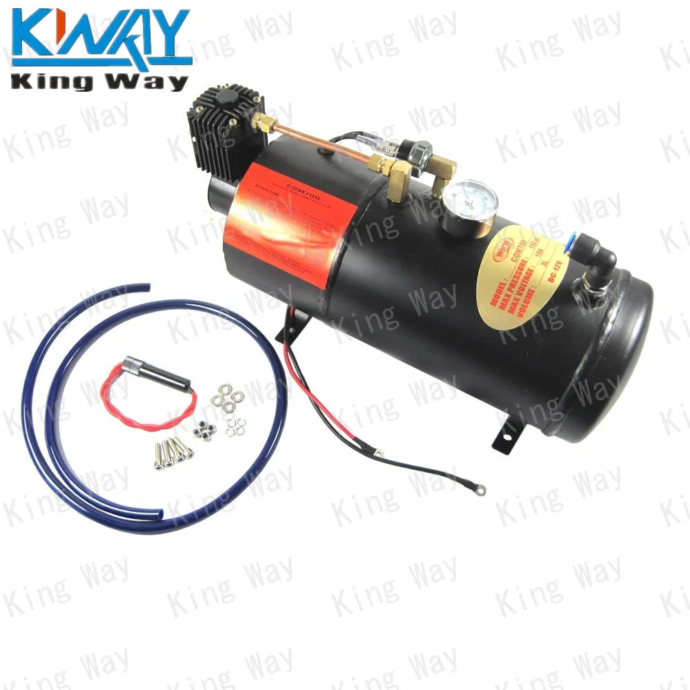 FREE SHIPPING-King Way-Horn Air Compressor with 3 Liter Tank for Air Horn Train Truck RV Pickup 125 PSI
FREE SHIPPING-King Way-Horn Air Compressor with 3 Liter Tank for Air Horn Train Truck RV Pickup 125 PSI