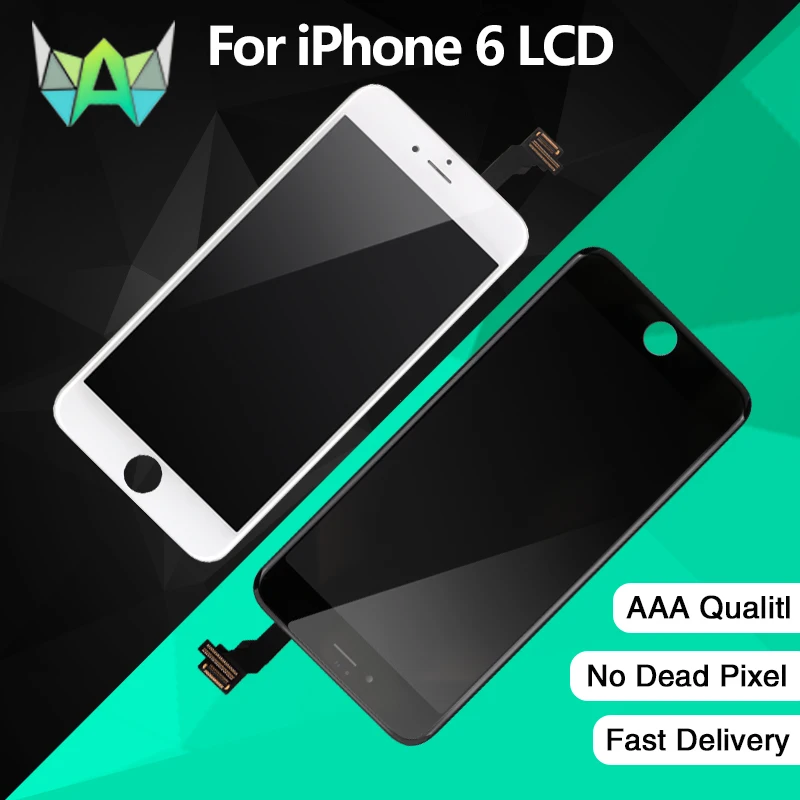 20 шт./лот Лидер продаж ЖК дисплей для iPhone 6 Дисплей с Сенсорный экран планшета