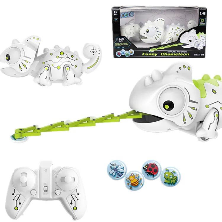 Funny Chameleon Color Changeable Smart Chameleon 2.4GHz Remote Control Chameleon Toys for Kids Toy
Funny Chameleon Color Changeable Smart Chameleon 2.4GHz Remote Control Chameleon Toys for Kids Toy