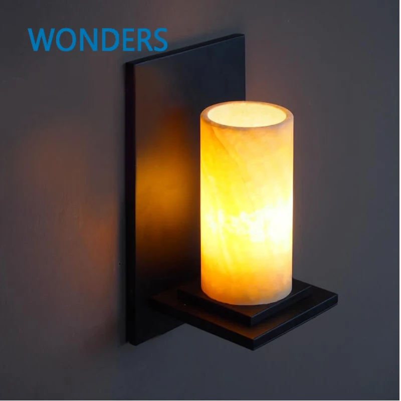 Simple iron Retro loft Wall Lamp Stairs Aisle Balcony Bedroom Bedside Glass scagliola Sconce Wall Light
Simple iron Retro loft Wall Lamp Stairs Aisle Balcony Bedroom Bedside Glass scagliola Sconce Wall Light
