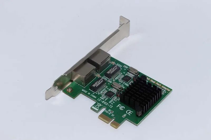Гигабитная сетевая карта PCI-Express 1000 м PCI-e двойной порт RJ45 адаптер NIC для
