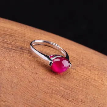 S925 Pure Silver Jewelry Handicraft Wholesale Fashion Lady Open Design Corundum Ring
S925 Pure Silver Jewelry Handicraft Wholesale Fashion Lady Open Design Corundum Ring