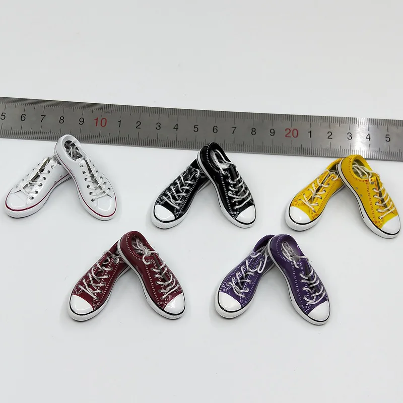 MagiDeal 1/6 Lace Up Canvas Rubber Shoes Flats Sneakers for 12 Inch Male Action Figures Hot Toys Gift 5cm 4 Colors
MagiDeal 1/6 Lace Up Canvas Rubber Shoes Flats Sneakers for 12 Inch Male Action Figures Hot Toys Gift 5cm 4 Colors