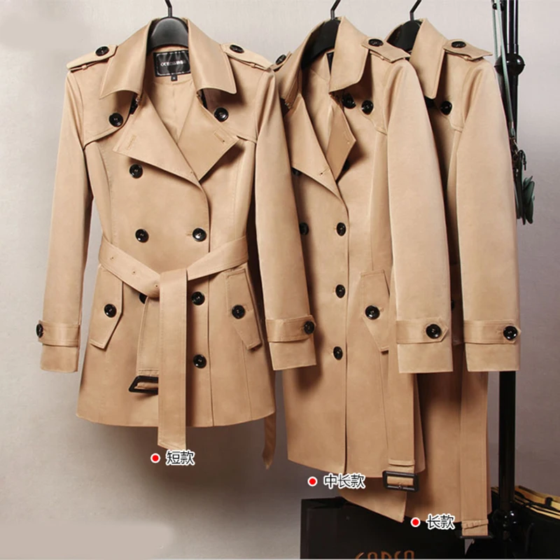 2019 Spring And Autumn New Fashion Windbreaker Female Long Slim Coat Khaki Plus Size Jacket Women Lady Clothing Womens Outerwear
2019 Spring And Autumn New Fashion Windbreaker Female Long Slim Coat Khaki Plus Size Jacket Women Lady Clothing Womens Outerwear