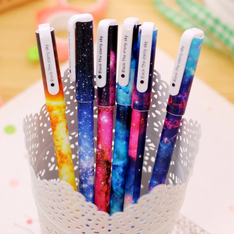 (1pcs/sell) Starry Sky Gel Pen Set Key Kawaii School Supplies Office Stationary Photo Album Kawaii Pens School Stationery
(1pcs/sell) Starry Sky Gel Pen Set Key Kawaii School Supplies Office Stationary Photo Album Kawaii Pens School Stationery