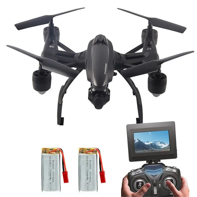 JXD 509G 5.8G FPV HD Camera LCD Monitor 30C Lipo Battery Altitude High Hold Mode Return RC Quadcopter with 2pcs Extra Batteries
JXD 509G 5.8G FPV HD Camera LCD Monitor 30C Lipo Battery Altitude High Hold Mode Return RC Quadcopter with 2pcs Extra Batteries