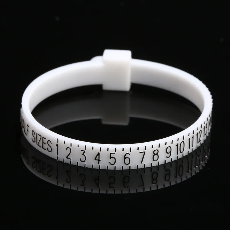 US/UK Standard Ring Sizer Measure Finger Gauge Scale Jewelry Tool Equipments Portable Plastic Wedding Ring Measuring Band Tape
US/UK Standard Ring Sizer Measure Finger Gauge Scale Jewelry Tool Equipments Portable Plastic Wedding Ring Measuring Band Tape