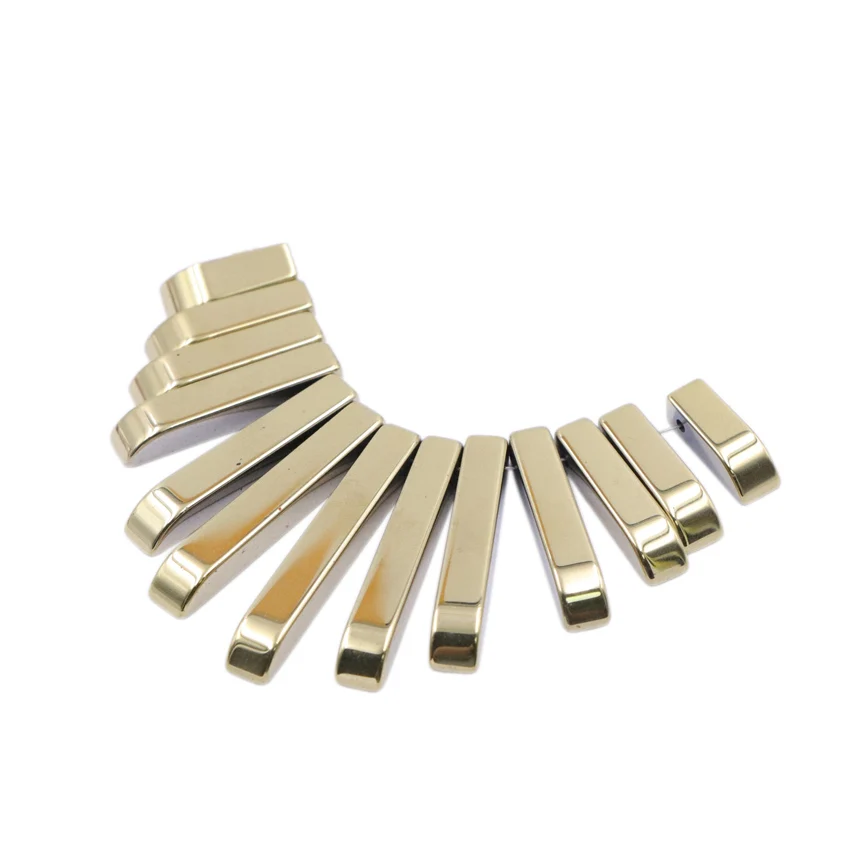 Charms DIY Pendant Necklace Crafts Natural Hematite Stone Pendants Retangle Stick Pendant Set Female Accessories Jewelry A923
Charms DIY Pendant Necklace Crafts Natural Hematite Stone Pendants Retangle Stick Pendant Set Female Accessories Jewelry A923