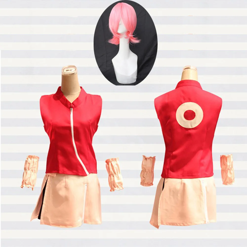 Japanese Anime Naruto Shippuuden Cosplay Haruno Sakura 2nd Generation Costume Haruno Sakura Pink Wig Halloween Costume Party
Japanese Anime Naruto Shippuuden Cosplay Haruno Sakura 2nd Generation Costume Haruno Sakura Pink Wig Halloween Costume Party