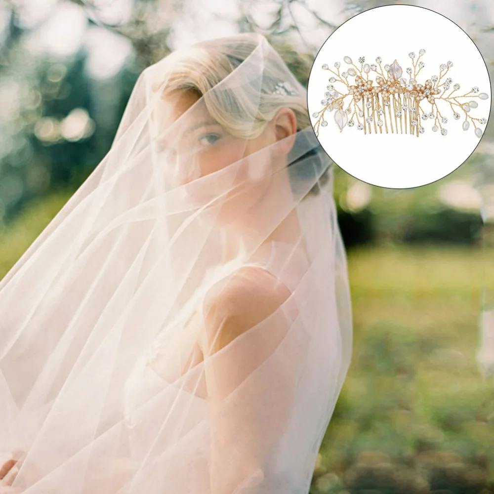 Handmade Comb Alloy Leaf Bride Hair Combs Women Flower Pearl Rhinestone Headdress Wedding Bridal Head Piece Hair Ornaments
Handmade Comb Alloy Leaf Bride Hair Combs Women Flower Pearl Rhinestone Headdress Wedding Bridal Head Piece Hair Ornaments