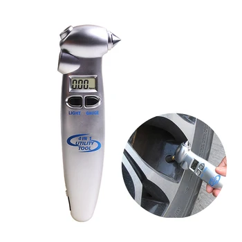 Multi-function LED Display Tire Pressure Gauge 4-in-1 Safety Hammer Safety Supplies
Multi-function LED Display Tire Pressure Gauge 4-in-1 Safety Hammer Safety Supplies