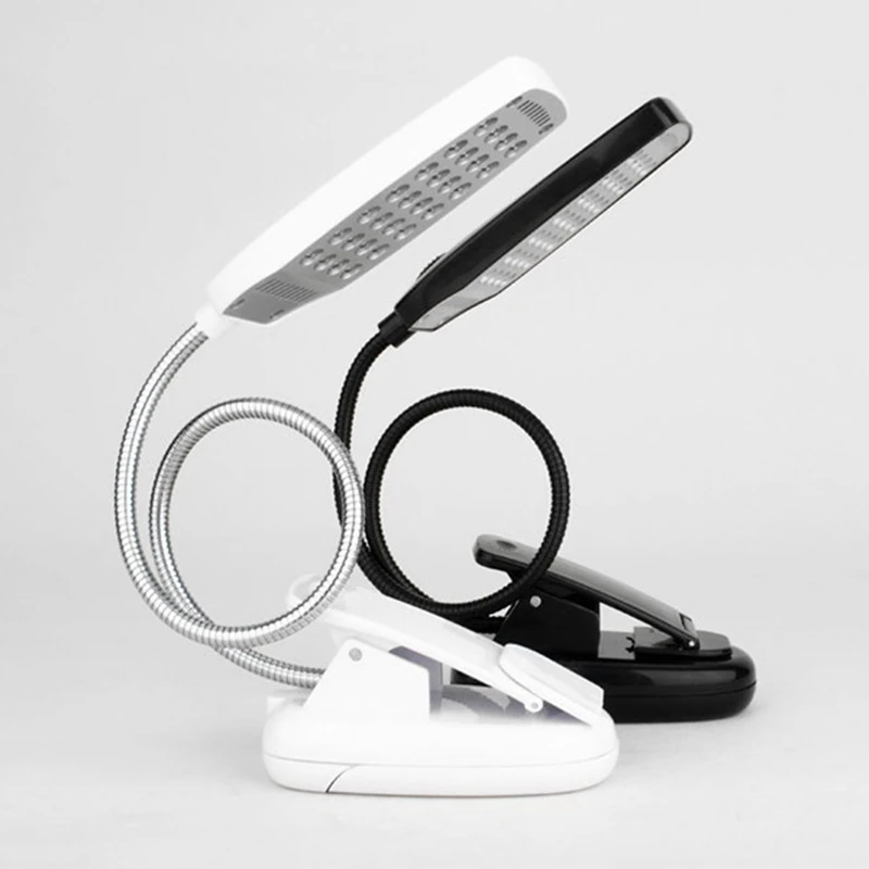 Image 28 LED Reading Desk Lamp  Flexible USB Clip Table Light portable free shipping