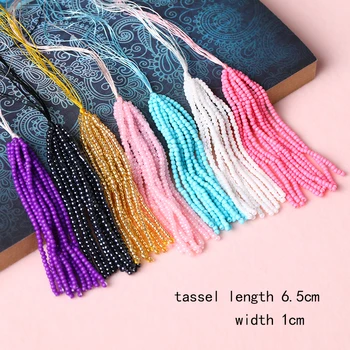6pc/lot 6.5cm Beads Handmade Tassels Fringe For Diy Bohemian Earrings Jewelry Making Crafts Clothes Dress Bag Curatain Pendants
6pc/lot 6.5cm Beads Handmade Tassels Fringe For Diy Bohemian Earrings Jewelry Making Crafts Clothes Dress Bag Curatain Pendants