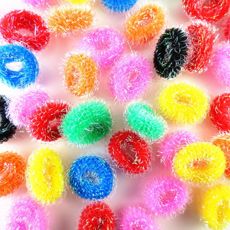 Фото 45Pcs/Bag Child Kids mini Elastics Hair Bands Cute Colorful Rubber Accessories Lovely Girl's Charms Tie Gum Headwear | Аксессуары