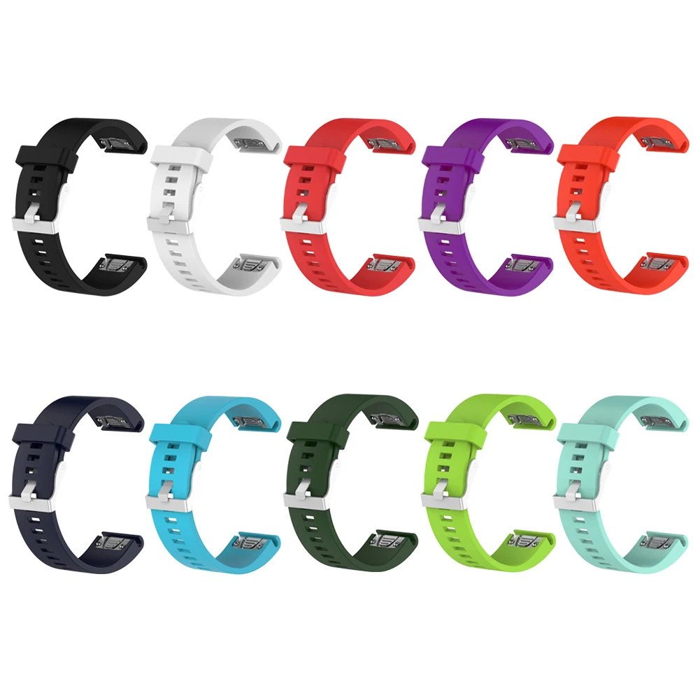 Soft Silicone Watchband Replacement Watch Strap Band For Garmin Fenix 5S Fitness Tracker Smart Watch Wrist Band With Fixing Tool
Soft Silicone Watchband Replacement Watch Strap Band For Garmin Fenix 5S Fitness Tracker Smart Watch Wrist Band With Fixing Tool