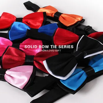 TagerWilen Men's Polyester Silk Bow Tie Solid Bowtie Double Layers New Design Bowknot Ties For Wedding Groom For Women T-21
TagerWilen Men's Polyester Silk Bow Tie Solid Bowtie Double Layers New Design Bowknot Ties For Wedding Groom For Women T-21