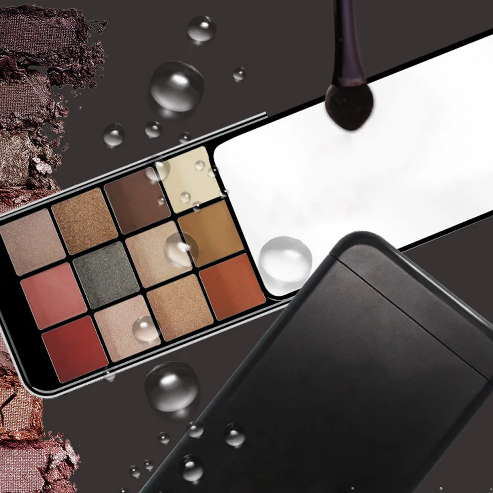 Фото New 12 Colors Eyeshadow fashion Shimmer Mate Palette Cosmetic Brush Mirror Makeup Set grace 2018 |
