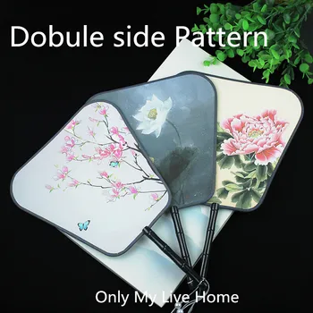 Square Double side Fancy Hand Fans Traditional Handle Chinese Dance Fan Costume Decorative Women Silk Fan Gift 
Square Double side Fancy Hand Fans Traditional Handle Chinese Dance Fan Costume Decorative Women Silk Fan Gift