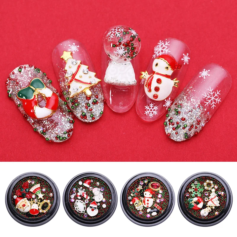 Xmas Tree Studs Nail Art Decoration Alloy Metal Christmas DIY 3D Nail Rhinestones Accessories for Gel Polish
Xmas Tree Studs Nail Art Decoration Alloy Metal Christmas DIY 3D Nail Rhinestones Accessories for Gel Polish