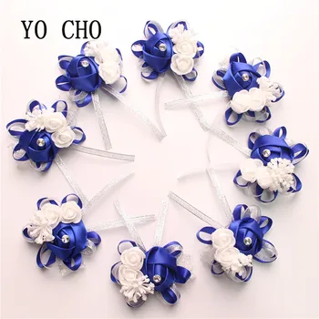 YO CHO 10pc Bridal Hand Flower Wedding Decoration Mariage Rose Wrist Bracelet Silk PE Artificial Brides Bridesmaid Wrist Flower
YO CHO 10pc Bridal Hand Flower Wedding Decoration Mariage Rose Wrist Bracelet Silk PE Artificial Brides Bridesmaid Wrist Flower