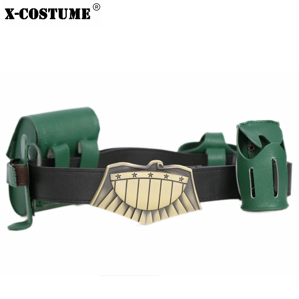 Movie Dredd Judge Dredd PU Leather Belt Cosplay Props Costume Accessories Halloween Party Cosplay Belts With Green Pouches New
Movie Dredd Judge Dredd PU Leather Belt Cosplay Props Costume Accessories Halloween Party Cosplay Belts With Green Pouches New