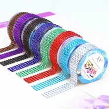 Bling Self-Adhesive Diamond Rhinestones Stick On Scrapbooking Sticker Tape Cellphone Gift Wrapping Wall Album Decorating Supply
Bling Self-Adhesive Diamond Rhinestones Stick On Scrapbooking Sticker Tape Cellphone Gift Wrapping Wall Album Decorating Supply