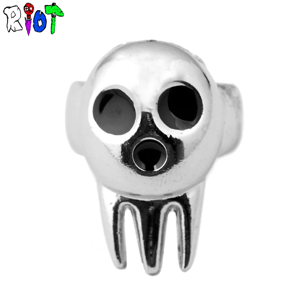 anime SOUL EATER The skeleton ghost sign ring Personality of fashion alloy rings men jewelry finger bague Unisex accessories
anime SOUL EATER The skeleton ghost sign ring Personality of fashion alloy rings men jewelry finger bague Unisex accessories