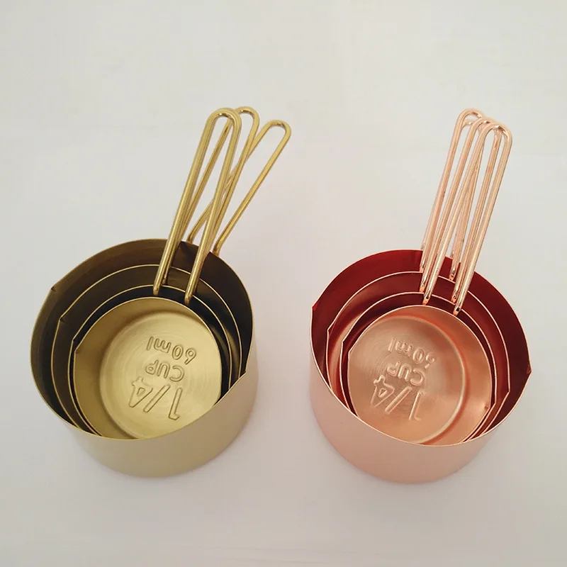 Thickness 304 Stainless Steel 4 Piece Measuring Cup Set Kitchen Baking Bartender 250ml Scale Spoon
Thickness 304 Stainless Steel 4 Piece Measuring Cup Set Kitchen Baking Bartender 250ml Scale Spoon