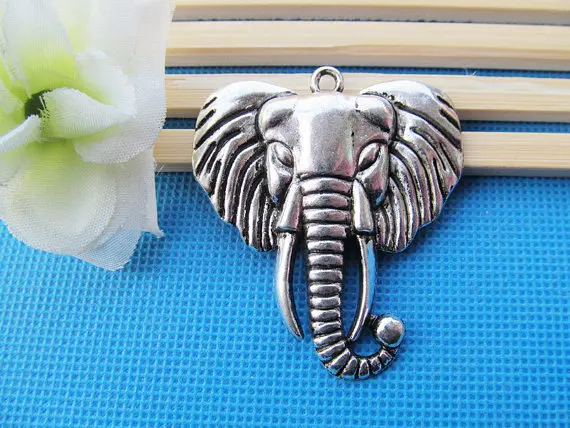 3pcs Lovely Large Antique Silver tone/Antique Bronze Filigree Elephant Pendant Charm/Finding,DIY Accessory Jewelry Making
3pcs Lovely Large Antique Silver tone/Antique Bronze Filigree Elephant Pendant Charm/Finding,DIY Accessory Jewelry Making