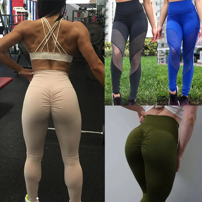 GLANE Womens Active Pants High Waist Yoga Fitness Leggings Run Gym Scrunch Trouser
GLANE Womens Active Pants High Waist Yoga Fitness Leggings Run Gym Scrunch Trouser