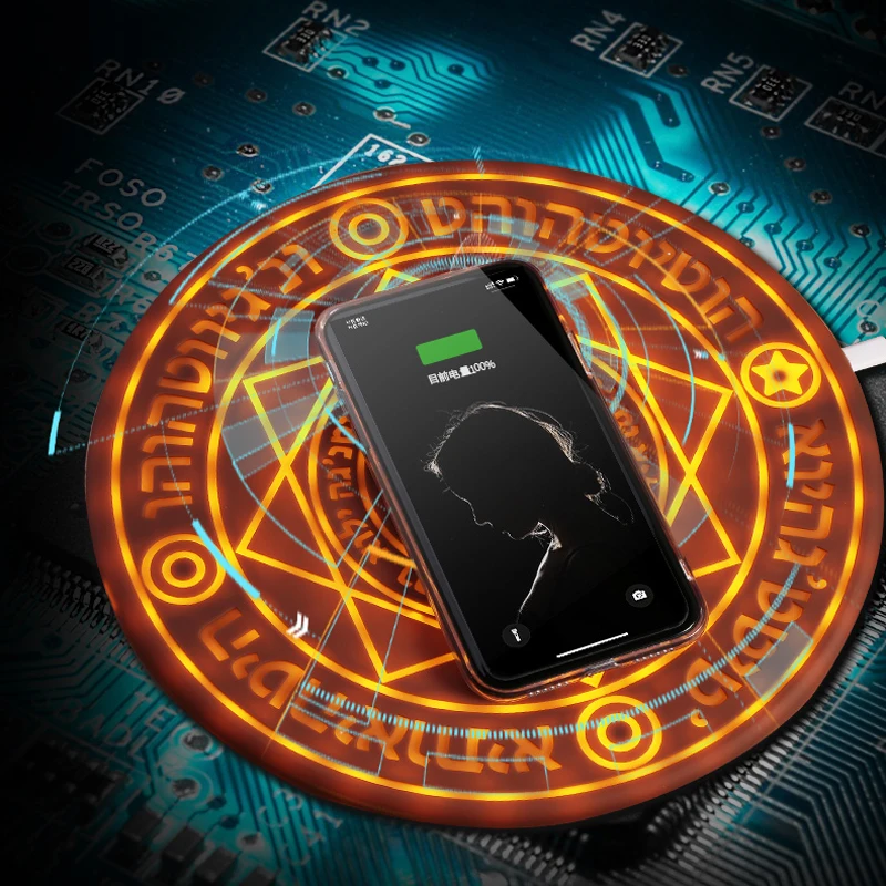 Magic Array Wireless Charger Pad Phone Chargers IphoneXS Max Samsung S10 S9 Note9 QI Wireless Charging Station Base Universality
Magic Array Wireless Charger Pad Phone Chargers IphoneXS Max Samsung S10 S9 Note9 QI Wireless Charging Station Base Universality