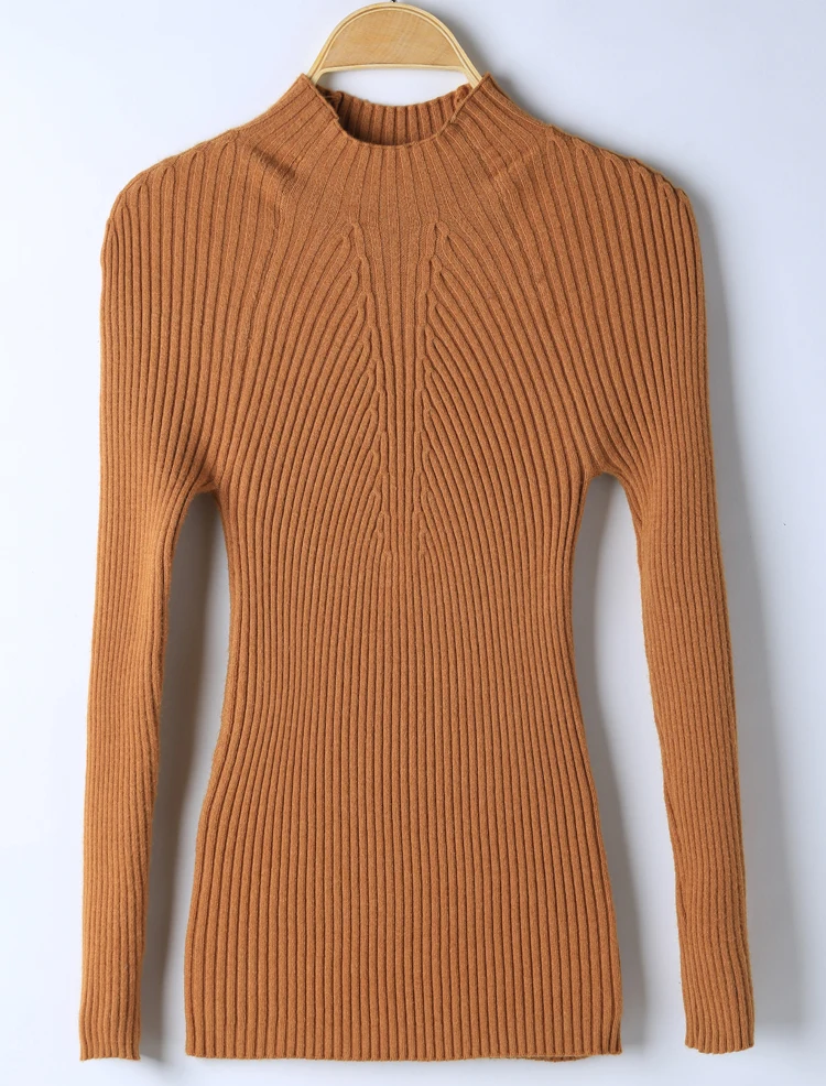 Autumn Turtleneck Women lady Sweater 2019 High Elastic Solid Sweater women Slim Sexy Tight Bottoming Warm Knitted Pullovers
Autumn Turtleneck Women lady Sweater 2019 High Elastic Solid Sweater women Slim Sexy Tight Bottoming Warm Knitted Pullovers