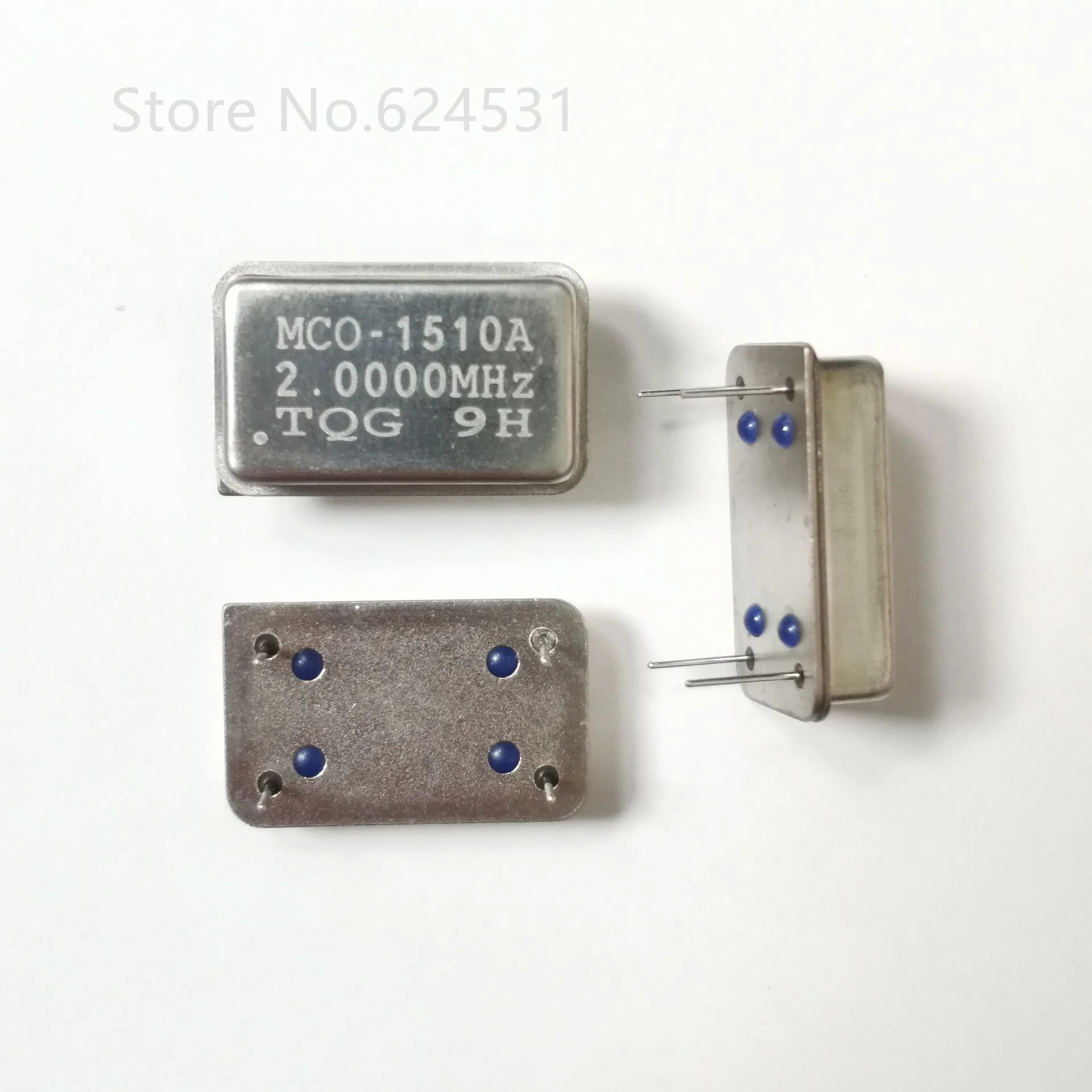 5pcs In-line active crystal OSC DIP-4 rectangular clock vibration full size 2MHZ 2.000MHZ | Электронные компоненты и