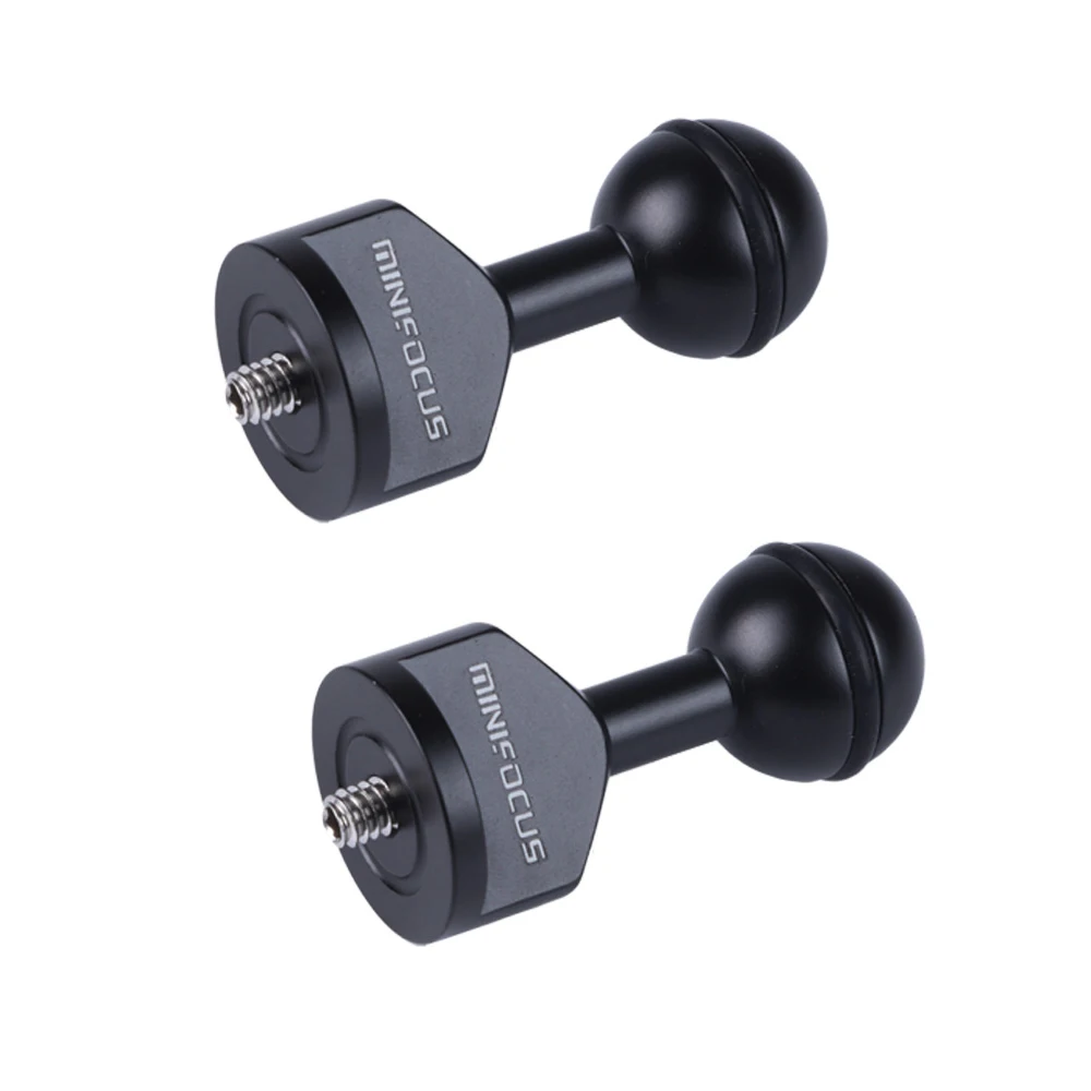 MINIFOCUS 2PCS 1'' Ball Adapter with 1/4" Screw For Underwater Camera Arm Tray Diving Photography System
MINIFOCUS 2PCS 1'' Ball Adapter with 1/4" Screw For Underwater Camera Arm Tray Diving Photography System