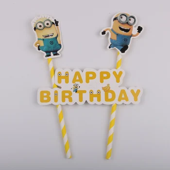 1Set Cut Minion Cupcake Cake Topper Happy Birthday Theme Cake Flag For Kids Birthday Party Baking Decorations
1Set Cut Minion Cupcake Cake Topper Happy Birthday Theme Cake Flag For Kids Birthday Party Baking Decorations