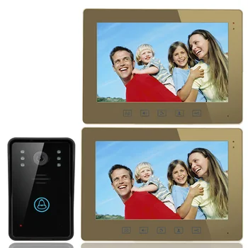 10" Video Door Phone Intercom Doorbell with 1000TVL Outdoor Camera + 2pcs Indoor Monitor 
10" Video Door Phone Intercom Doorbell with 1000TVL Outdoor Camera + 2pcs Indoor Monitor