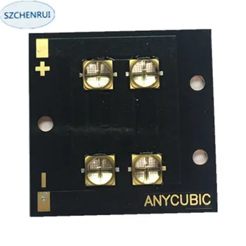 UV-LED module for 3D printer 40 watts high-power LED UV violet 6565 365-370nm 380-385nm 395-400nm 400-405nm 40*40mm board
UV-LED module for 3D printer 40 watts high-power LED UV violet 6565 365-370nm 380-385nm 395-400nm 400-405nm 40*40mm board